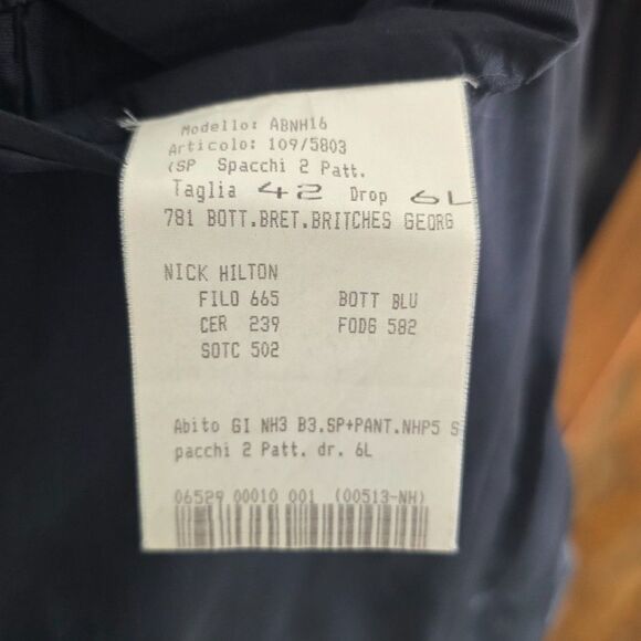 Nick Hilton for Britches of Georgetowne Italian Wool Jacket 42L - Made in Italy - Picture 5 of 13